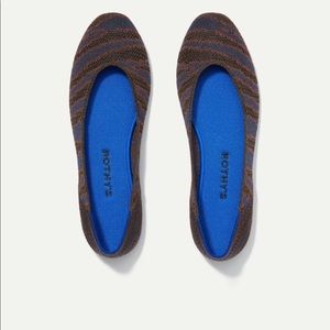 Rothy’s The Square in Sapphire Zebra - Size 8.5